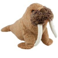 Squeaking Dog Toy, Walrus, Small