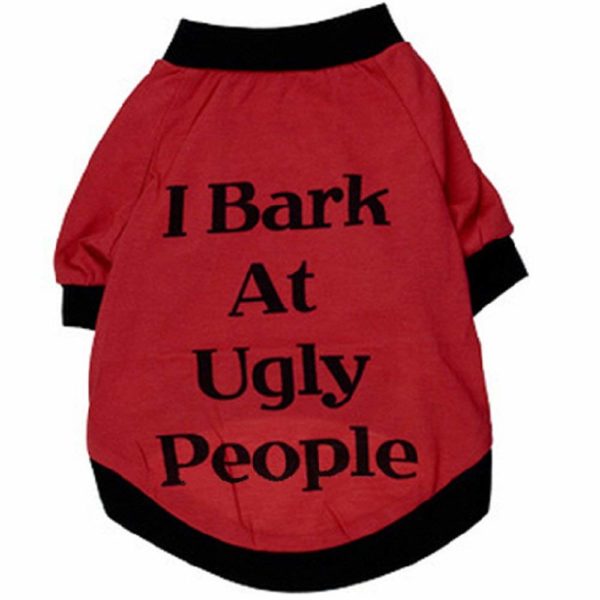 I Bark At Ugly People TSHIRT SMALL