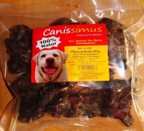 O' Canis Canissimus beef lungs 500g