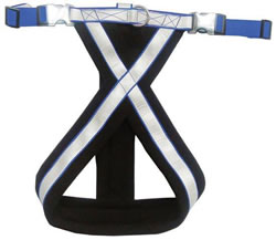 LB-651 BLUE PADDED SAFETY HARNESS 30-40CM