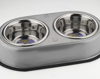 LB-757 13CM (5.25") DOG DOUBLE DINER SMALL